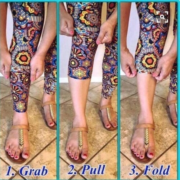 EUC Vintage LuLaRoe Christmas Holiday Leggings w/hidden penguins/trees size TC2 - Picture 6 of 6